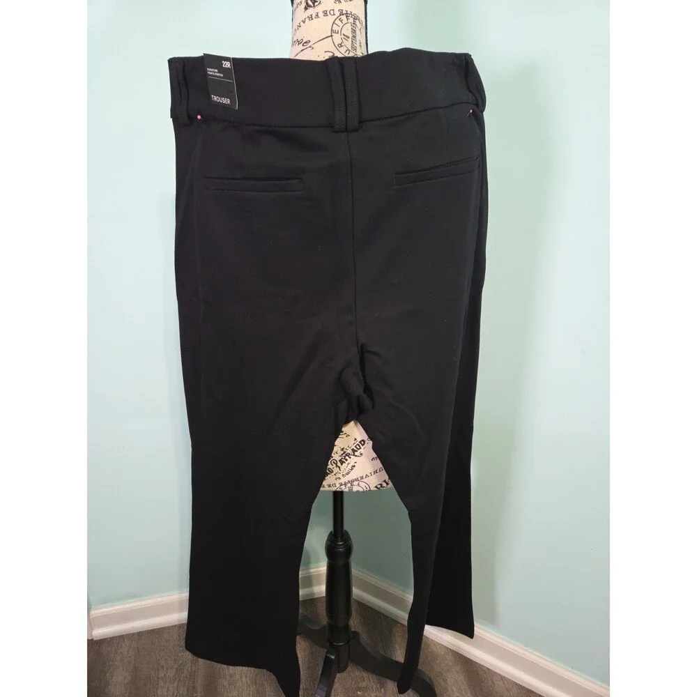 Studio by Torrid Black Ponte Pull On Pants trouser 22 r new with tags - Picture 2 of 5